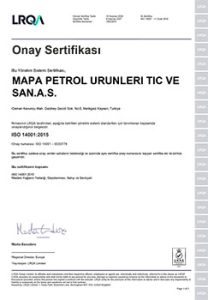 ISO 14001:2015 Sertifika